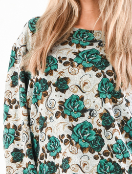 Bluza Dama Flowers Verde